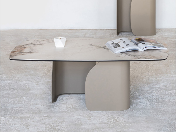 Журнальний стіл Vetro Mebel Крістіано Аврора голд/бежевий-0