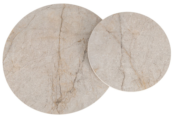 Комплект журнальних столів Vetro Mebel CT-42 Дадді містик грей/капучіно-9