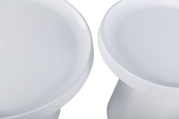 Комплект журнальних столів Vetro Mebel CT-45 Беніто білий/білий-10