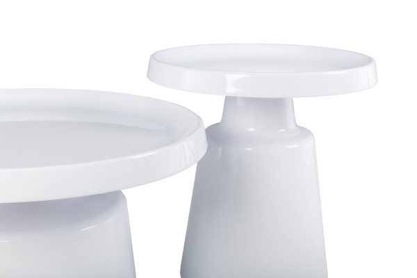 Комплект журнальних столів Vetro Mebel CT-45 Беніто білий/білий-7