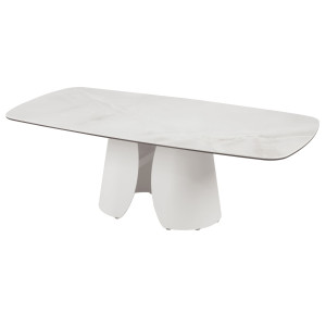 Журнальный стол Vetro Mebel Лунарио Айвори оникс/айвори