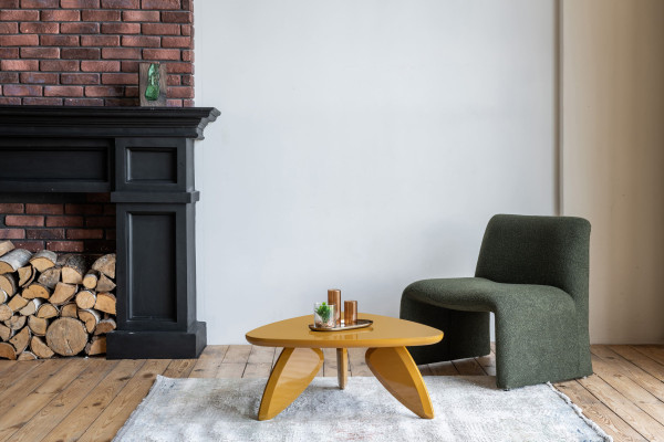 Журнальный стол Vetro Mebel Витторио C-300 Охра-1