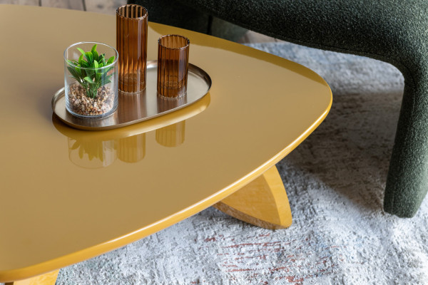 Журнальный стол Vetro Mebel Витторио C-300 Охра-6