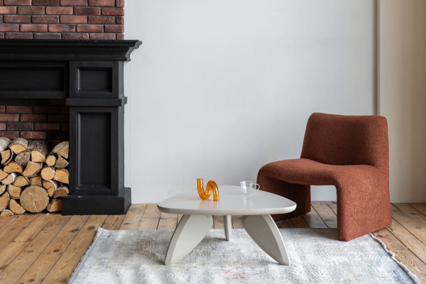 Журнальний стіл Vetro Mebel Вітторіо C-300 Теплий пісок-1