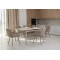 Керамический стол раскладной обеденный Vetro Mebel TM-125 Крема саббия/капучино-2-thumb
