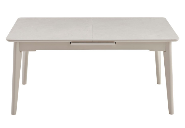 Керамический стол раскладной обеденный Vetro Mebel TM-125 Крема саббия/капучино-12