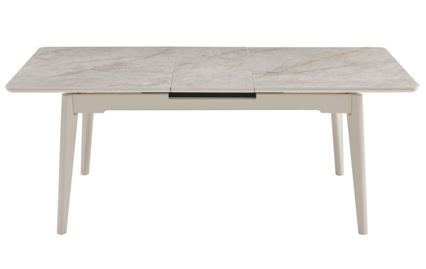 Керамічний стіл розкладний обідній Vetro Mebel TM-125 Містик грей/капучіно-9