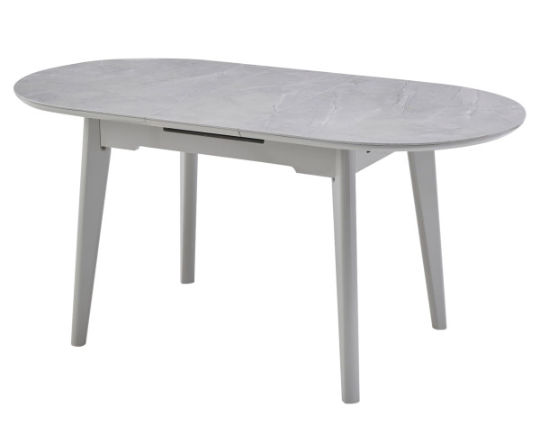 Керамический стол раскладной обеденный Vetro Mebel TM-126-1 Калакатта мрамор/серый-5