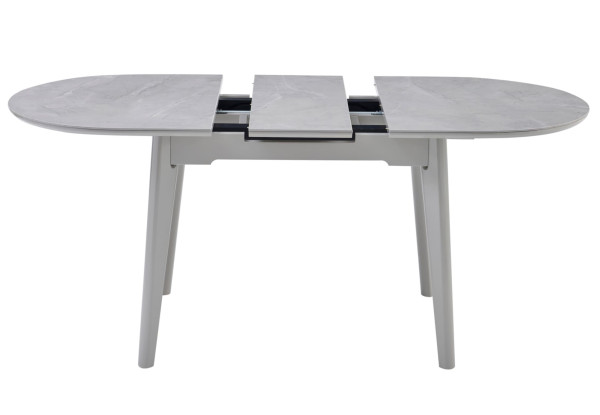 Керамический стол раскладной обеденный Vetro Mebel TM-126-1 Калакатта мрамор/серый-3
