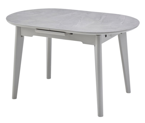 Керамический стол раскладной обеденный Vetro Mebel TM-126-1 Калакатта мрамор/серый-2