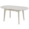 Керамический стол раскладной обеденный Vetro Mebel TM-126-1 Крема саббия/капучино-6-thumb