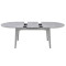 Керамічний стіл розкладний обідній Vetro Mebel TM-126 Калакатта мармур/сірий-3-thumb