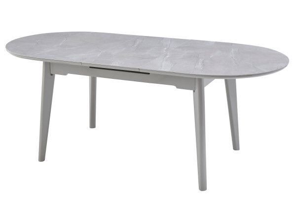 Керамічний стіл розкладний обідній Vetro Mebel TM-126 Калакатта мармур/сірий-5