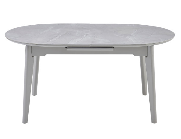 Керамічний стіл розкладний обідній Vetro Mebel TM-126 Калакатта мармур/сірий-1