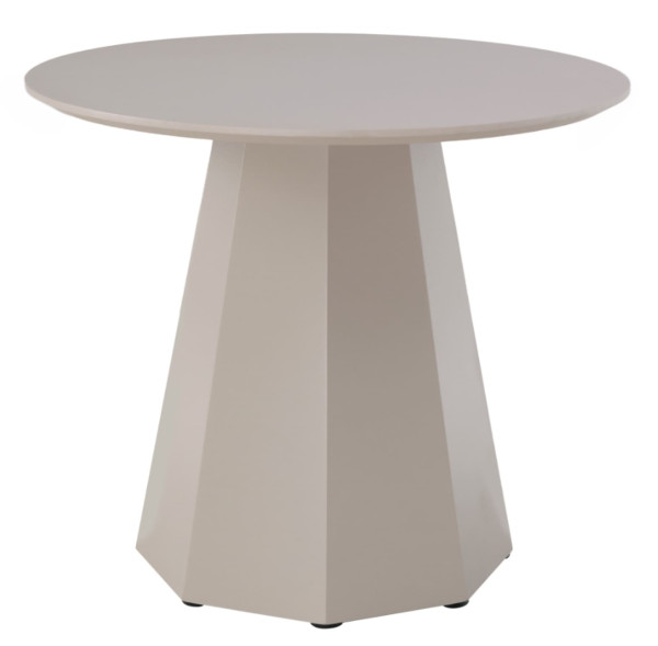 Обідній круглий стіл Vetro Mebel TM-200-1 Поліуретановий МДФ Теплий пісок-16