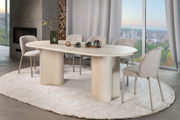 Обідній стіл Vetro Mebel Кліо TM-220 Бетон-4