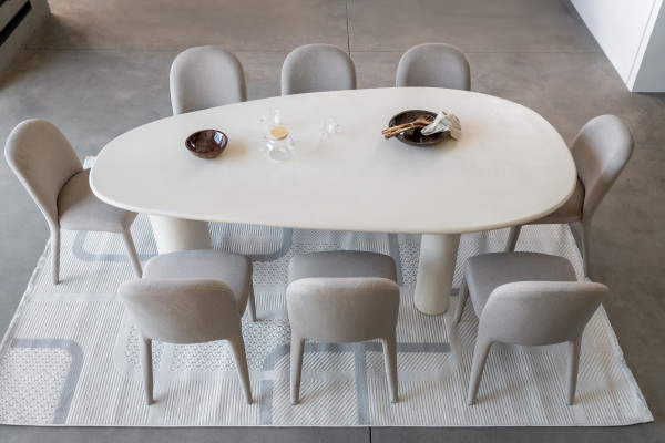 Обеденный cтол Vetro Mebel Бастиано TM-225 Бетон-8