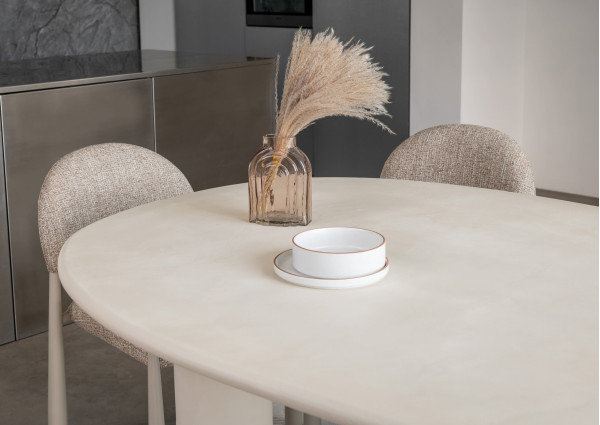Обеденный cтол Vetro Mebel Бастиано TM-225 Бетон-11