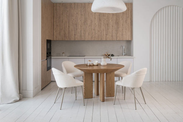 Обеденный cтол Vetro Mebel Эстер TM-230 Ясень-1