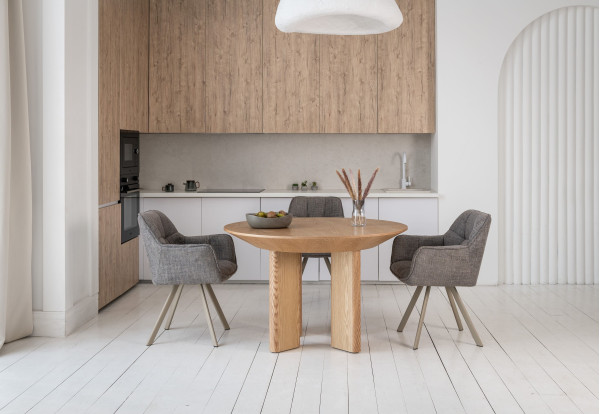 Обеденный cтол Vetro Mebel Эстер TM-230 Ясень-2