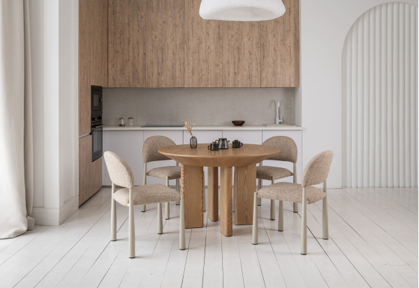 Обеденный cтол Vetro Mebel Эстер TM-230 Ясень-3