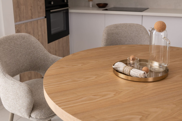 Обідній стіл Vetro Mebel Амбра TM-235 Ясен-теплий пісок-6