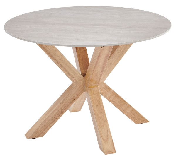 Керамический стол обеденный Vetro Mebel TM-237 Вуд вейн/натуральный каучук-4