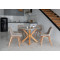 Керамический стол обеденный Vetro Mebel TM-237 Вуд вейн/натуральный каучук-1-thumb