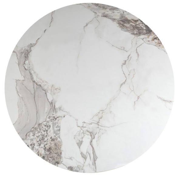 Керамический стол обеденный Vetro Mebel Квинто TM-300 Голден сенд - дуб-14