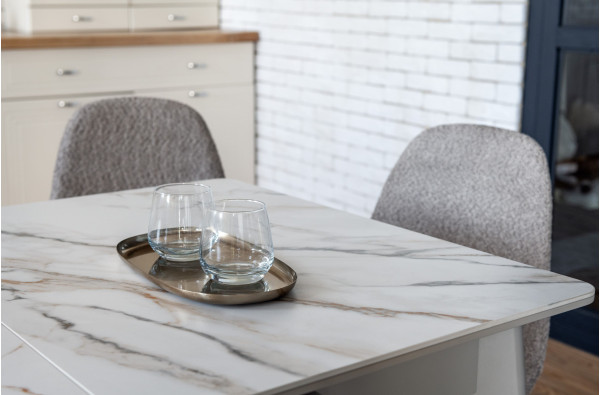 Раскладной обеденный cтол Vetro Mebel TM-76 Голден сенд-теплый песок-14