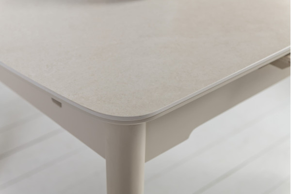 Керамический стол раскладной обеденный Vetro Mebel TM-76 Крема саббия/капучино-18