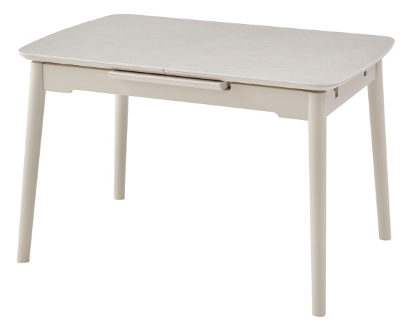Керамический стол раскладной обеденный Vetro Mebel TM-76 Крема саббия/капучино-2