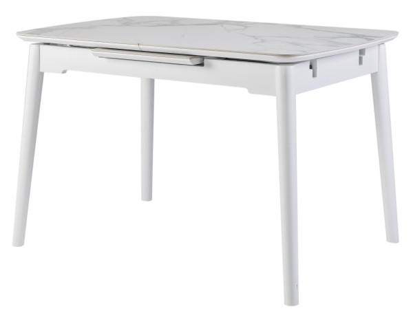 Розкладний обідній стіл Vetro Mebel TM-76 Вайт клауд-білий-5