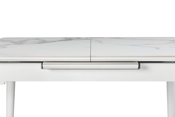 Розкладний обідній стіл Vetro Mebel TM-76 Вайт клауд-білий-12