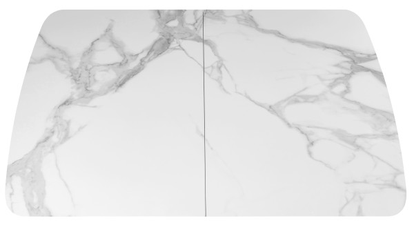 Розкладний обідній стіл Vetro Mebel TM-76 Вайт клауд-білий-14