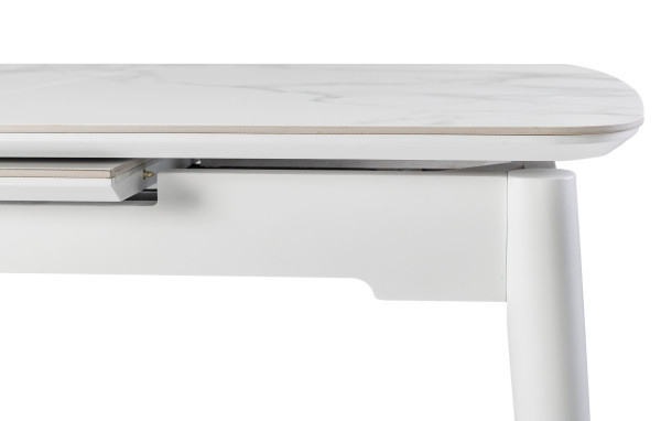 Розкладний обідній стіл Vetro Mebel TM-76 Вайт клауд-білий-10