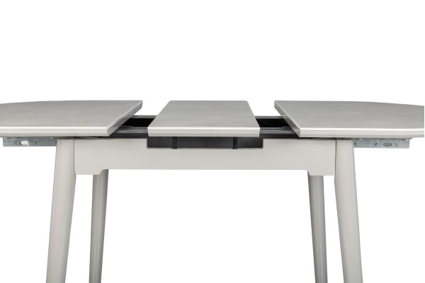 Керамічний стіл розкладний обідній Vetro Mebel TM-85 Бардиліо лайт-сірий-19