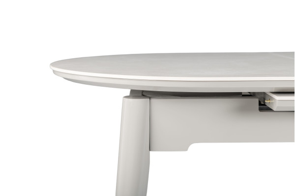 Керамічний стіл розкладний обідній Vetro Mebel TM-85 Бардиліо лайт-сірий-27