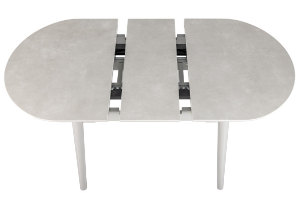Керамічний стіл розкладний обідній Vetro Mebel TM-85 Бардиліо лайт-сірий-24