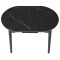 Керамический стол раскладной обеденный Vetro Mebel TM-85 Черный оникс/черный-15-thumb