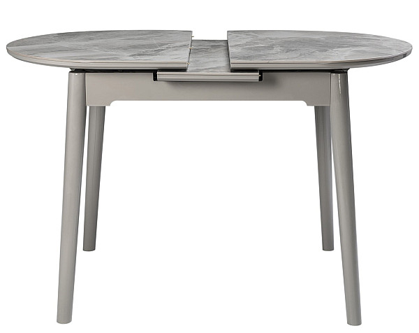 Керамічний стіл розкладний обідній Vetro Mebel TM-85 Ребекка грей-сірий-6