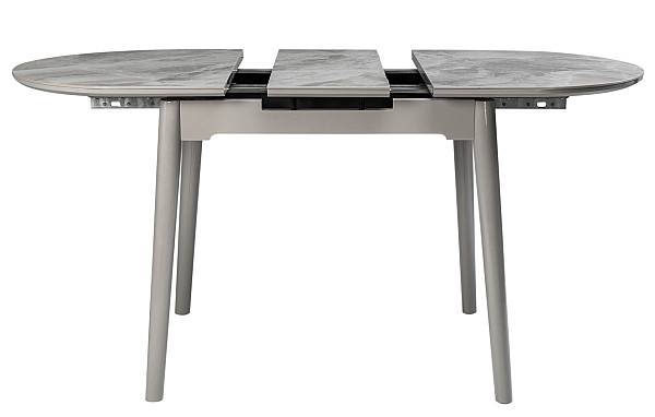 Керамічний стіл розкладний обідній Vetro Mebel TM-85 Ребекка грей-сірий-8