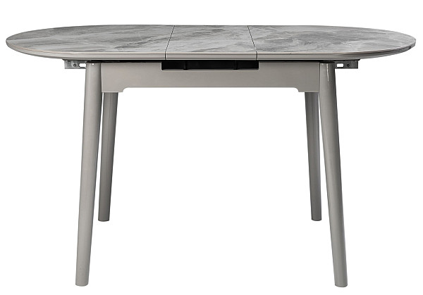 Керамічний стіл розкладний обідній Vetro Mebel TM-85 Ребекка грей-сірий-9