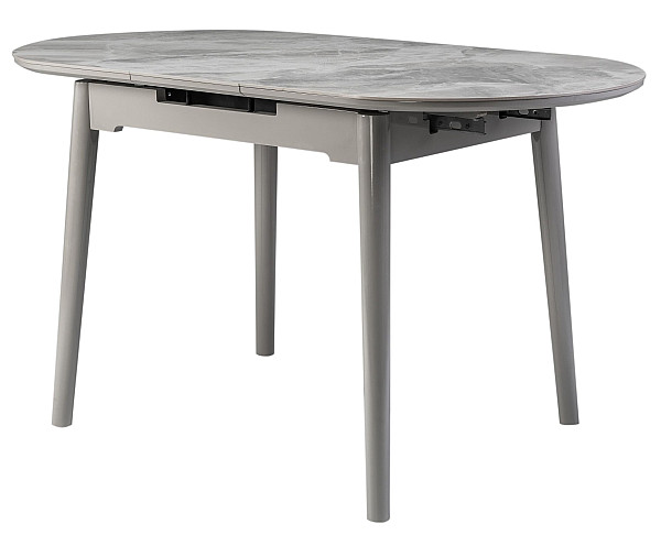 Керамічний стіл розкладний обідній Vetro Mebel TM-85 Ребекка грей-сірий-10