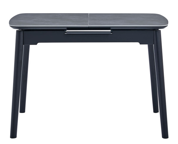 Керамический стол раскладной обеденный Vetro Mebel TM-87 Гриджио латте/черный-4