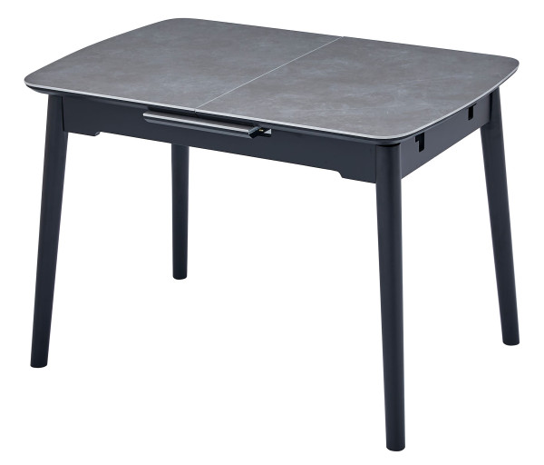 Керамический стол раскладной обеденный Vetro Mebel TM-87 Гриджио латте/черный-5