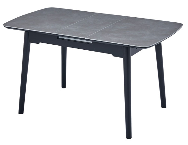 Керамический стол раскладной обеденный Vetro Mebel TM-87 Гриджио латте/черный-8
