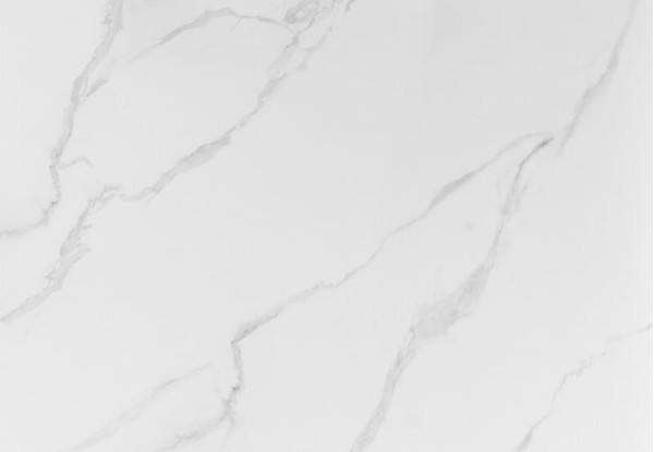 Керамічний стіл розкладний обідній Vetro Mebel TM-87 Білий мармур/чорний-6