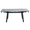 Керамічний стіл розкладний обідній Vetro Mebel TM-88-1 Ребекка грей-чорний-4-thumb