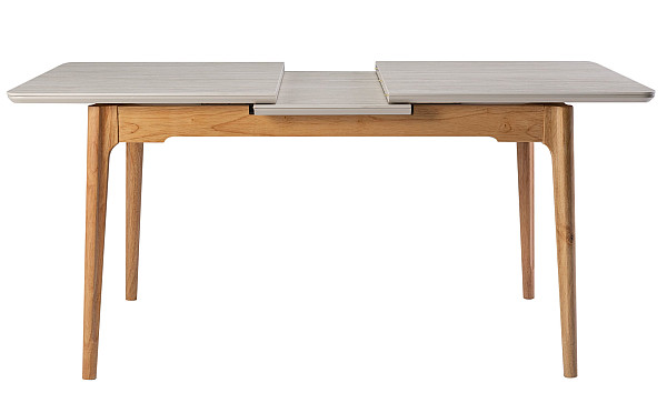 Керамічний стіл розкладний обідній Vetro Mebel TM-89 Травертін-дуб-13